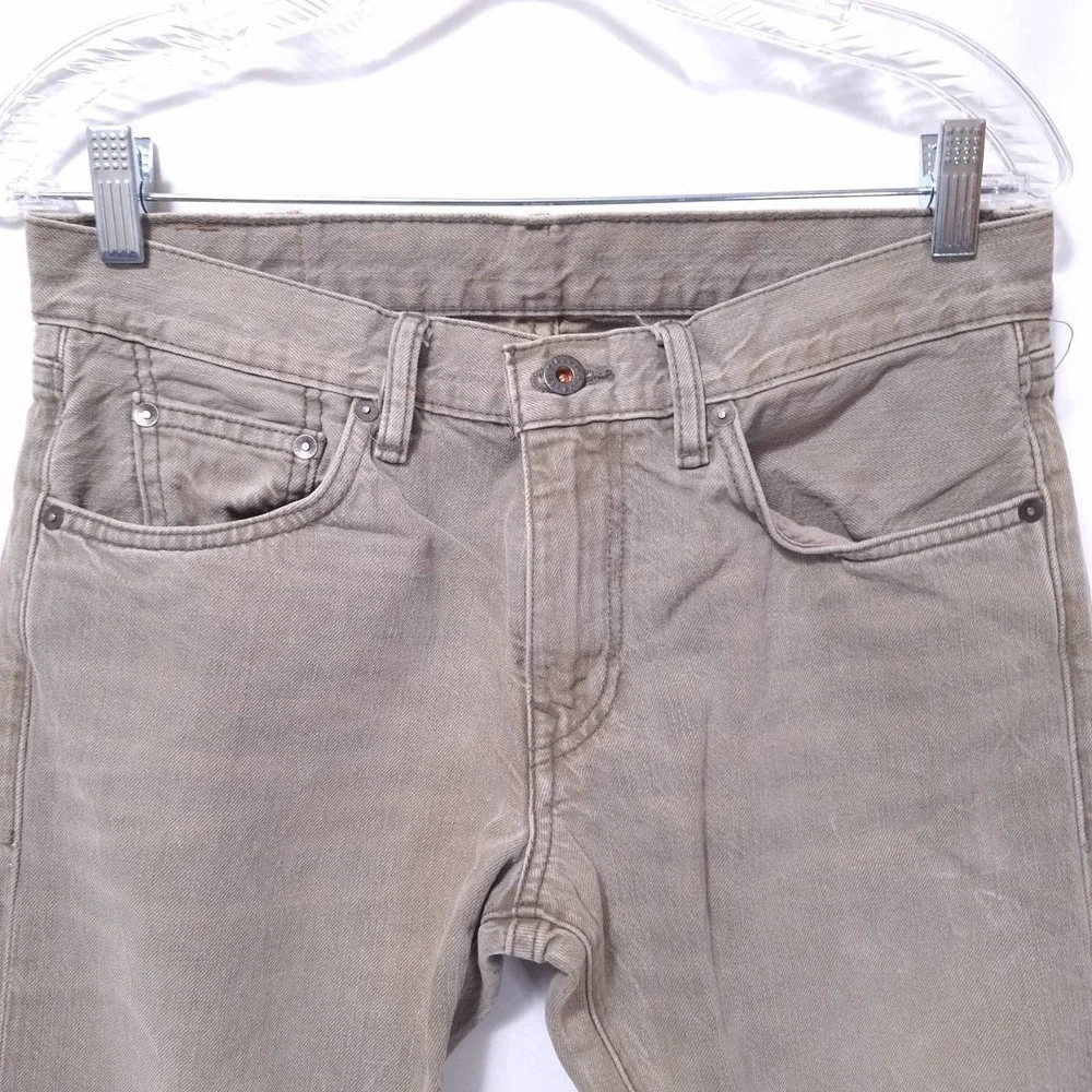Levi's Mens Matchstick Skinny‎ Denim Jeans 30x30 Pants Tan Brown 5 Pockets